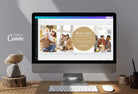 Ladystrategist With Love Facebook Cover for Photographers - Editable Canva Template instagram canva templates social media templates etsy free canva templates