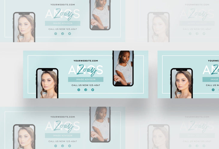 Ladystrategist Zoey Facebook Cover Canva Template instagram canva templates social media templates etsy free canva templates