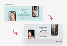 Ladystrategist Zoey Facebook Cover Canva Template instagram canva templates social media templates etsy free canva templates