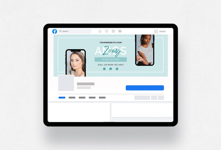 Ladystrategist Zoey Facebook Cover Canva Template instagram canva templates social media templates etsy free canva templates